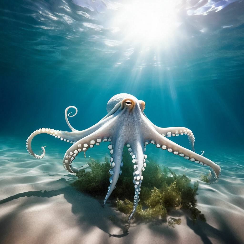 white octopus