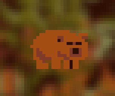 pixel bear