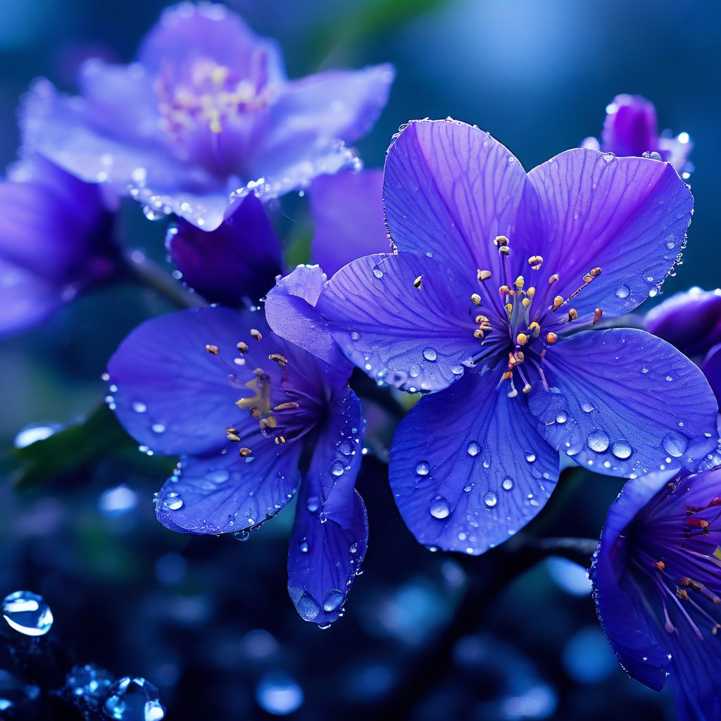 Purple flowers