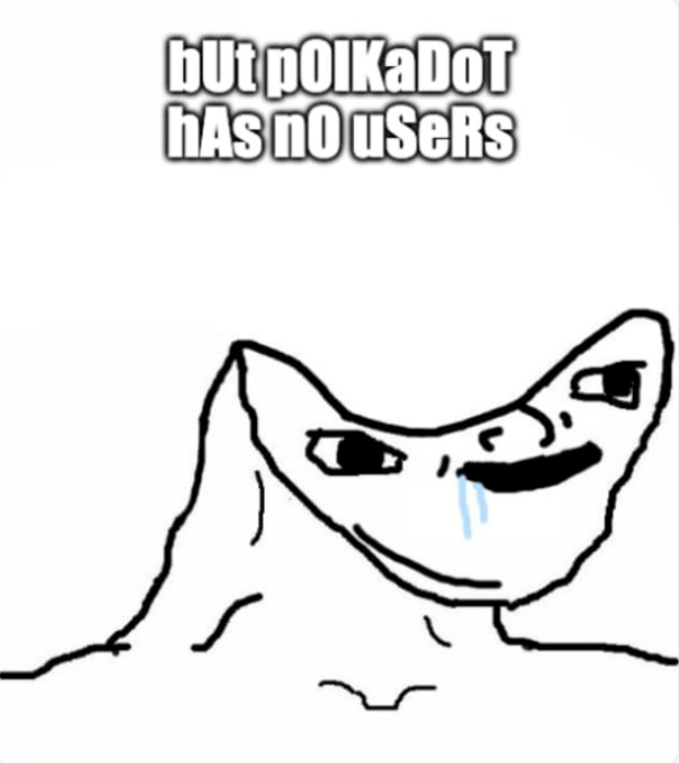 POLKADOT USERS bE LIKE