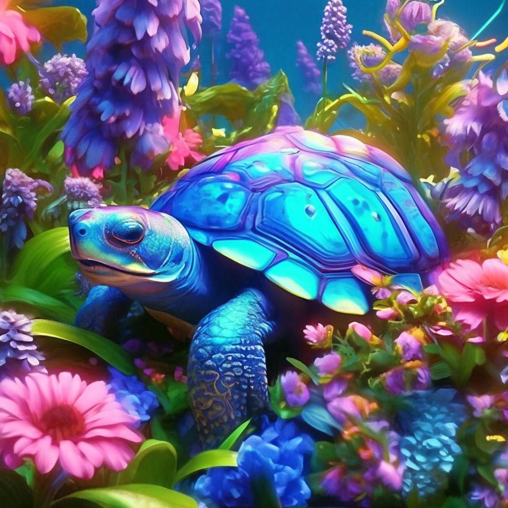 joyful turtle