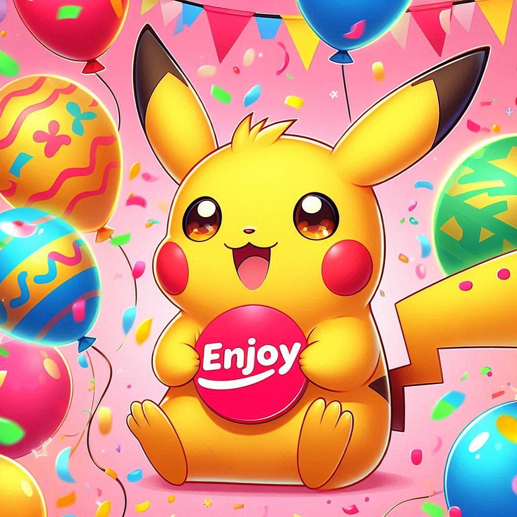 Pikachu Enjoy Again