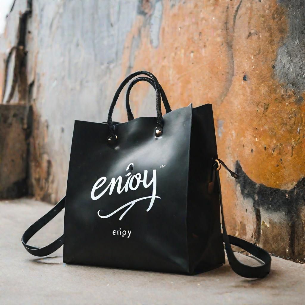 Enjoy with Black Bag