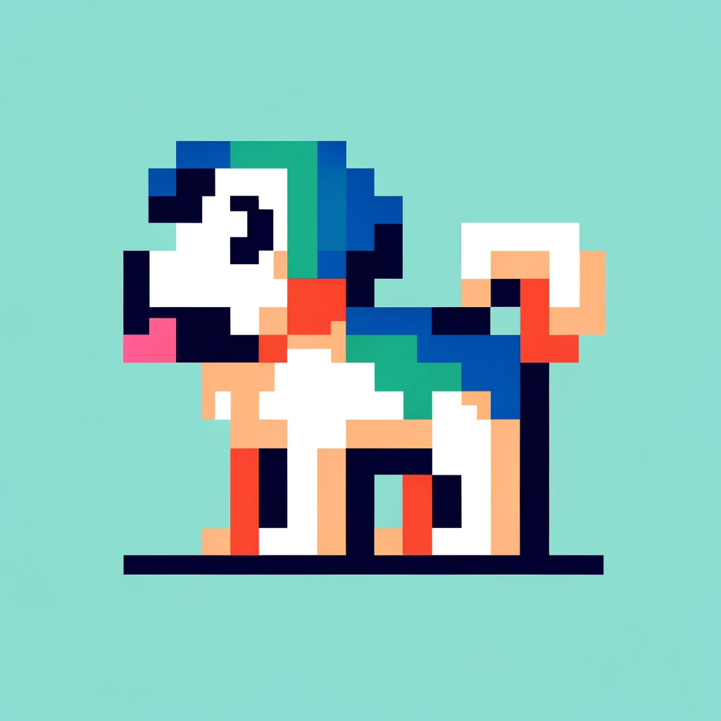 pixel dog