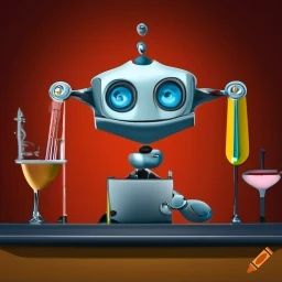 craiyon_172957_funny_cute_robot_in_bar