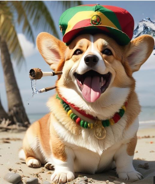 Corgi_rasta