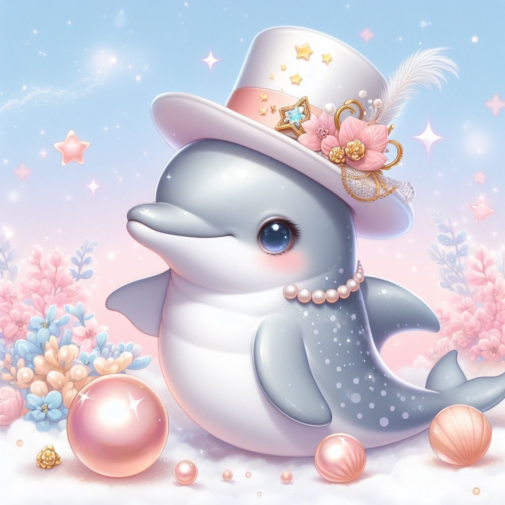 Baby Dolphin and Pearl 9