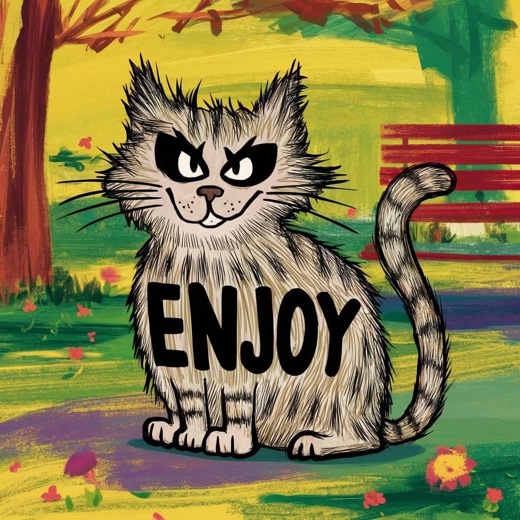 $Enjoy cat