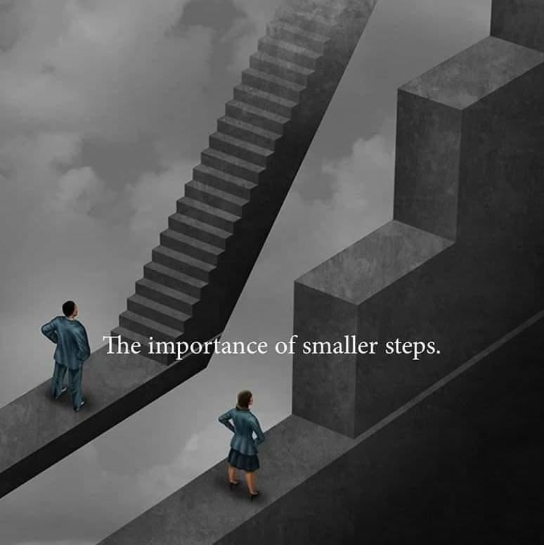 Smaller steps