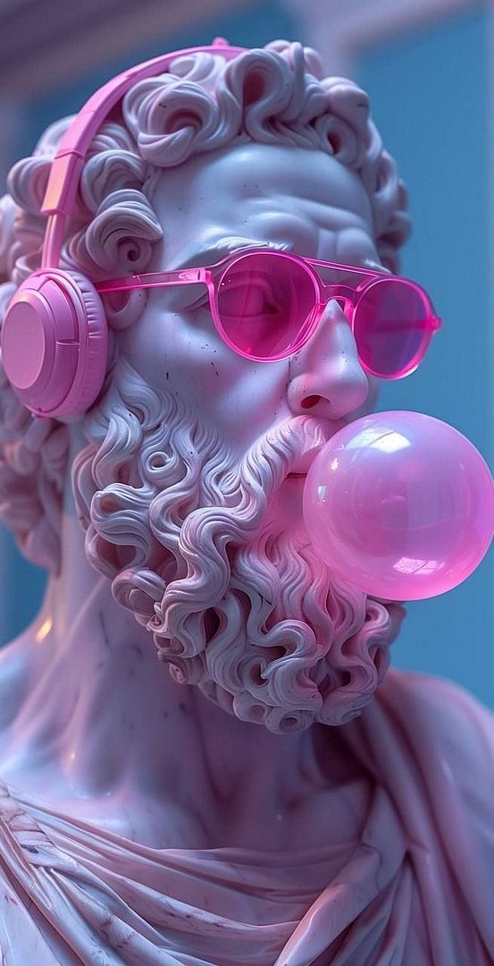 Man with pink glasses