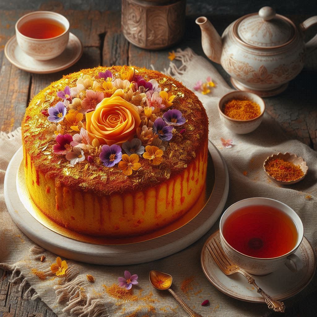 Saffron cake