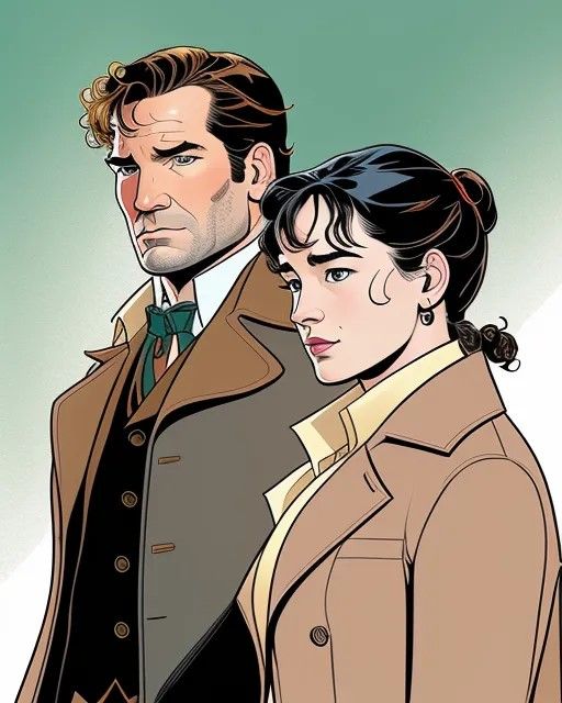 Elizabeth Bennet And Mr. Darcy in a more modern guise