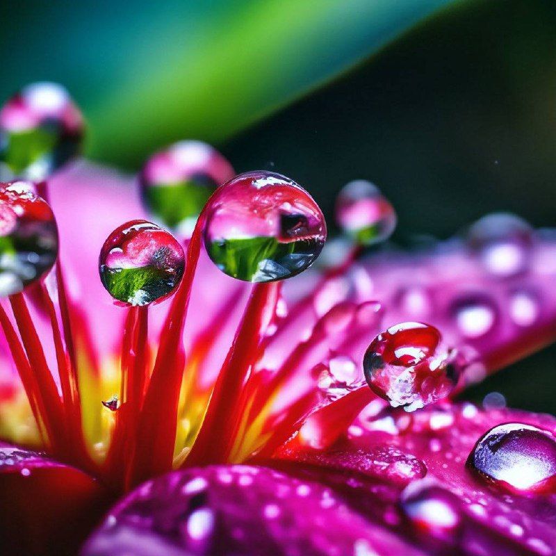 alluring flower drops