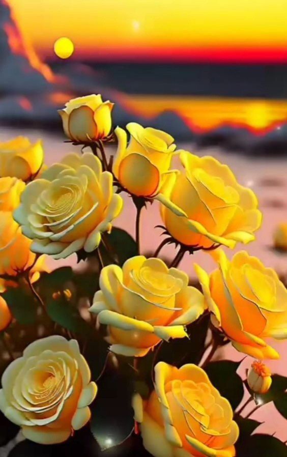 Yellow roses