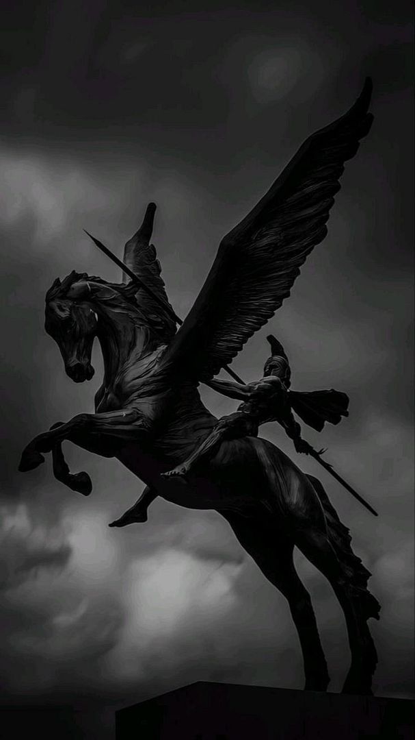 Pegasus statue