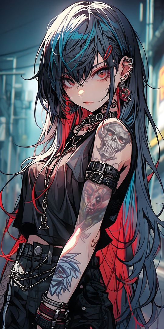 Inked Anime Girl