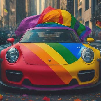 pride car