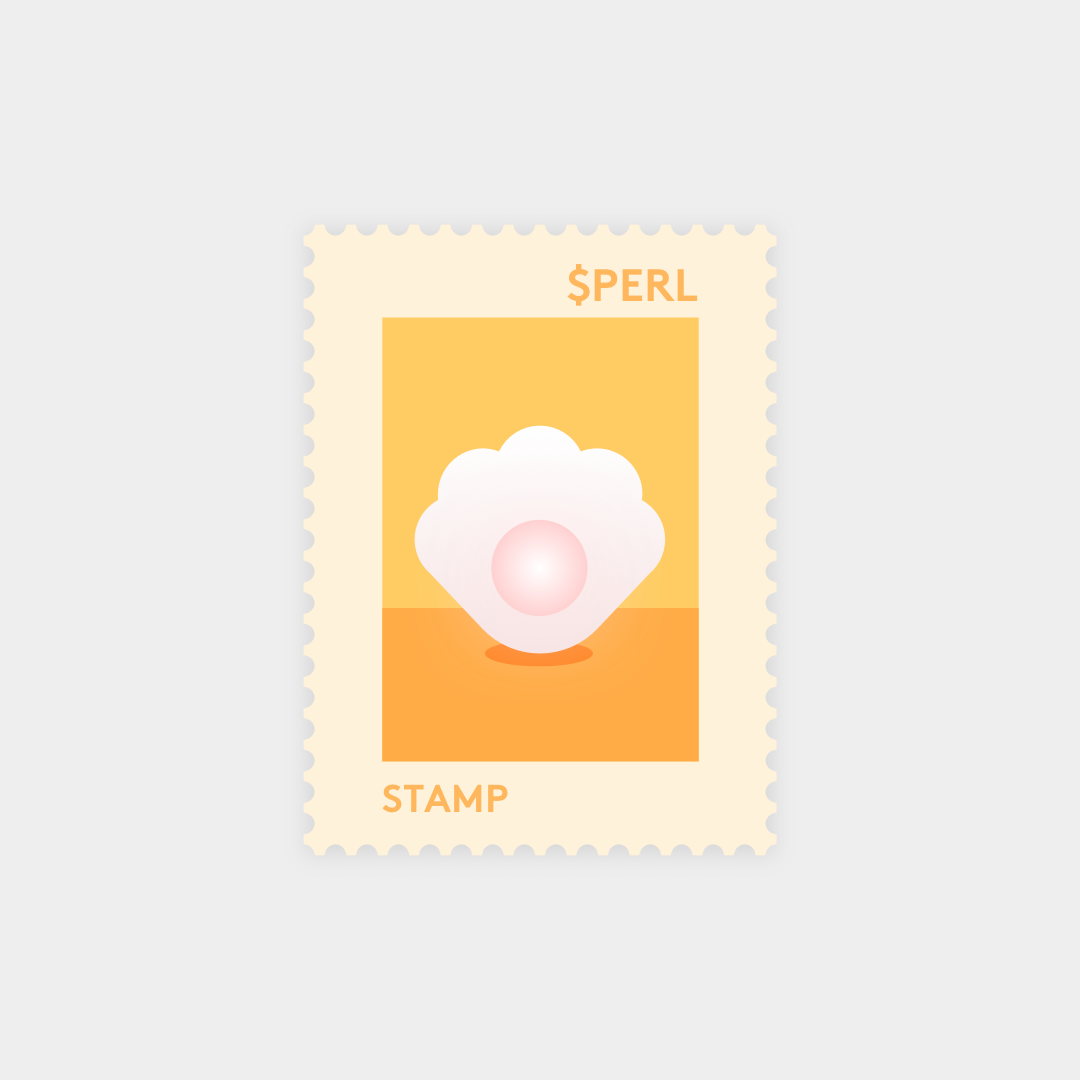 $PERL STAMP ORANGE