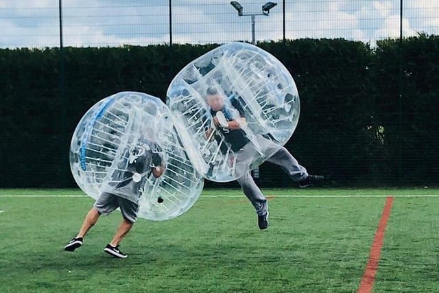 zorb jumping