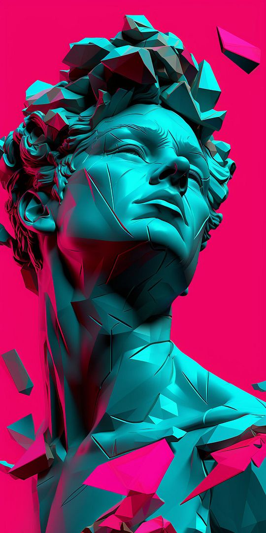 Polygonal Statue