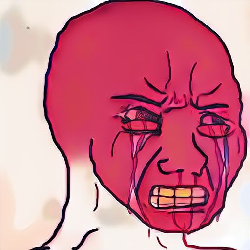 red wojak crying