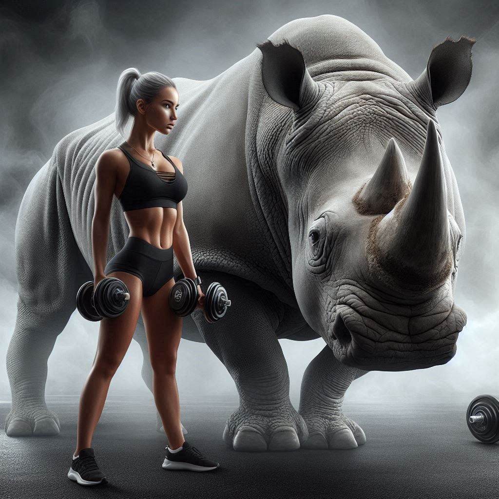 RHINO & FITNESS GIRL (23)