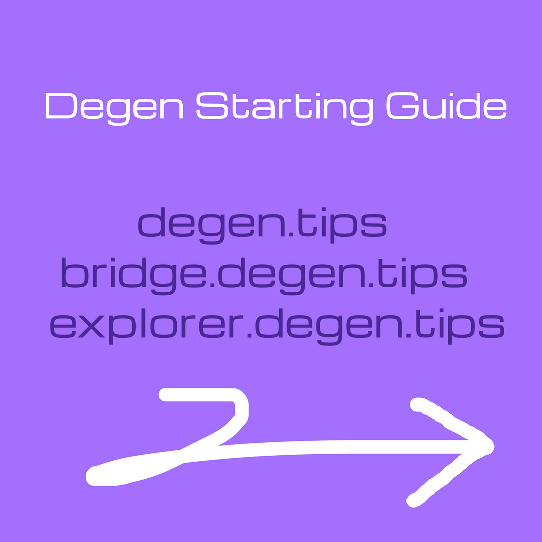 Degen Starter Guide