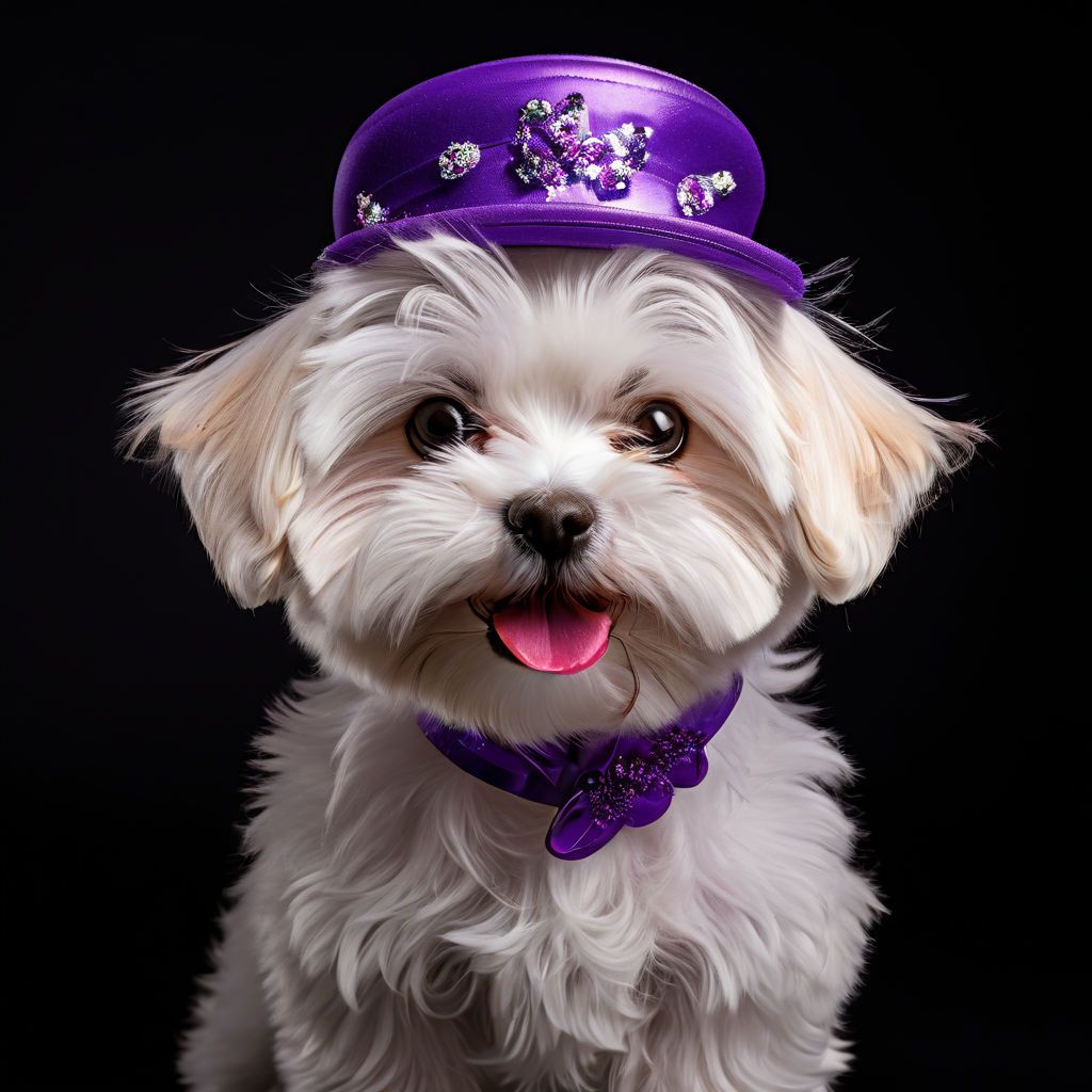 a-cute-maltese-with-a-purple-hat