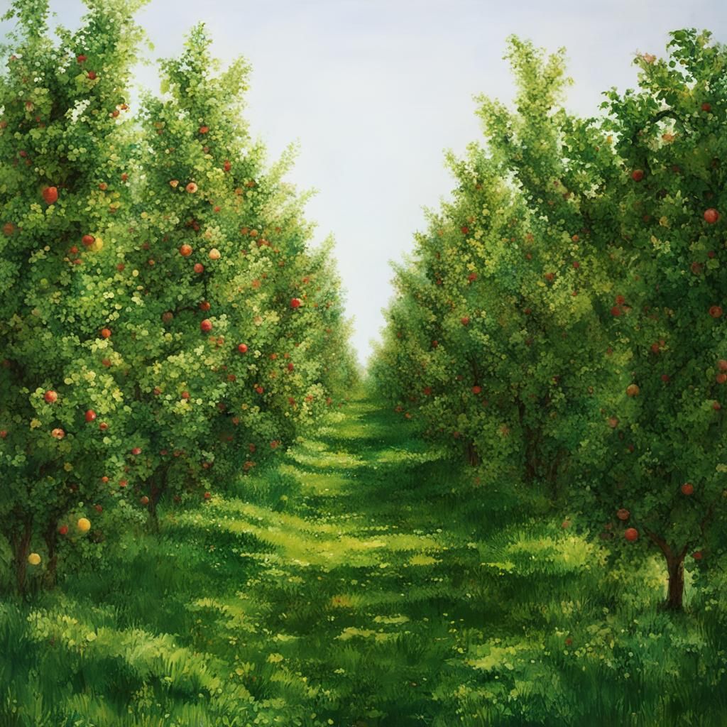 apple trees