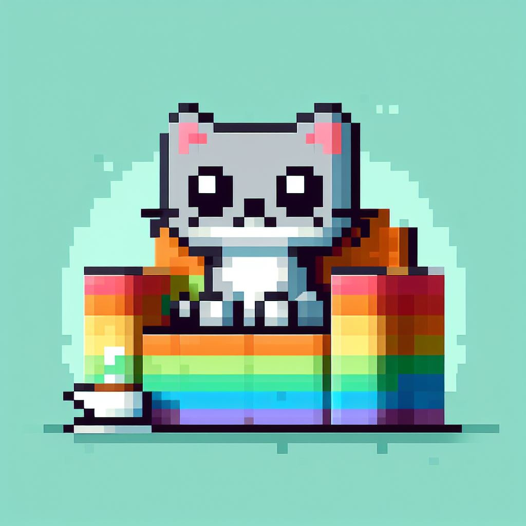 pixel cat