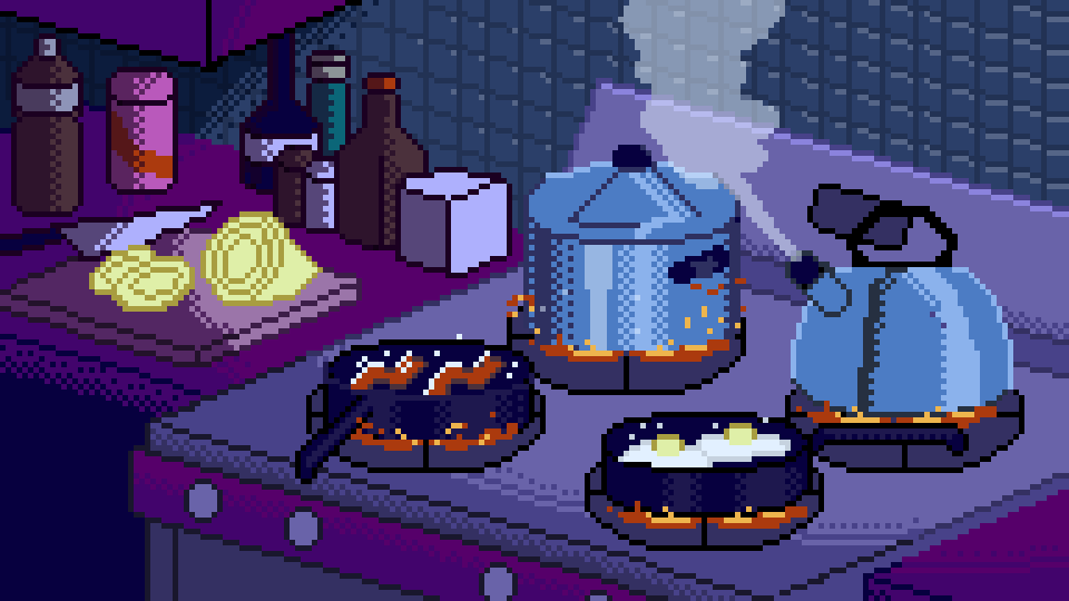 Pixel kitchen