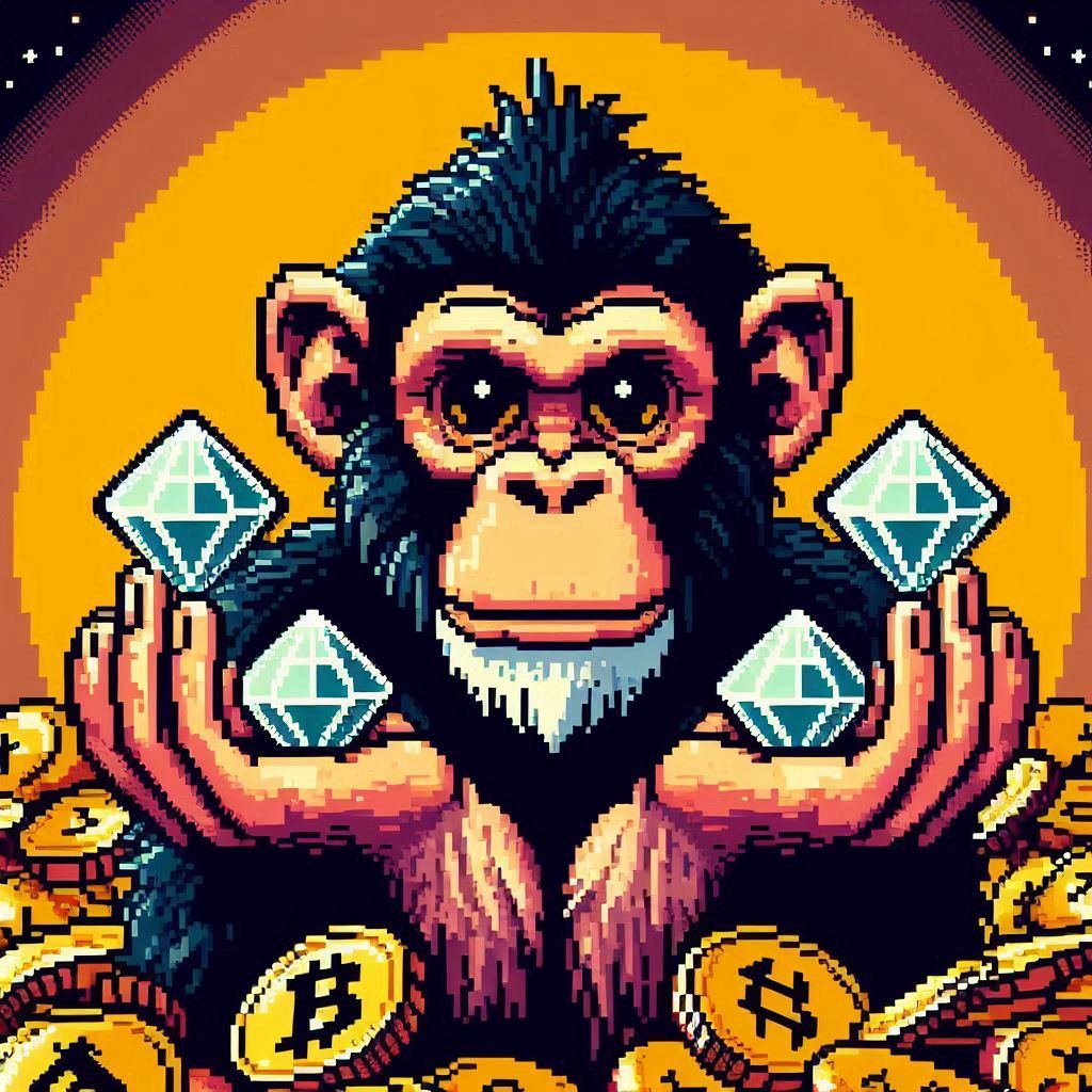 Ape with Diamond Hands