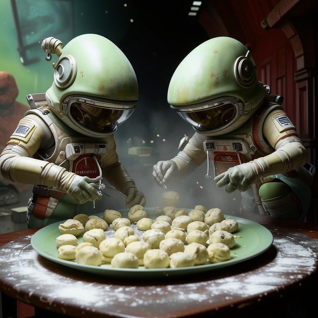 Alien dumplings