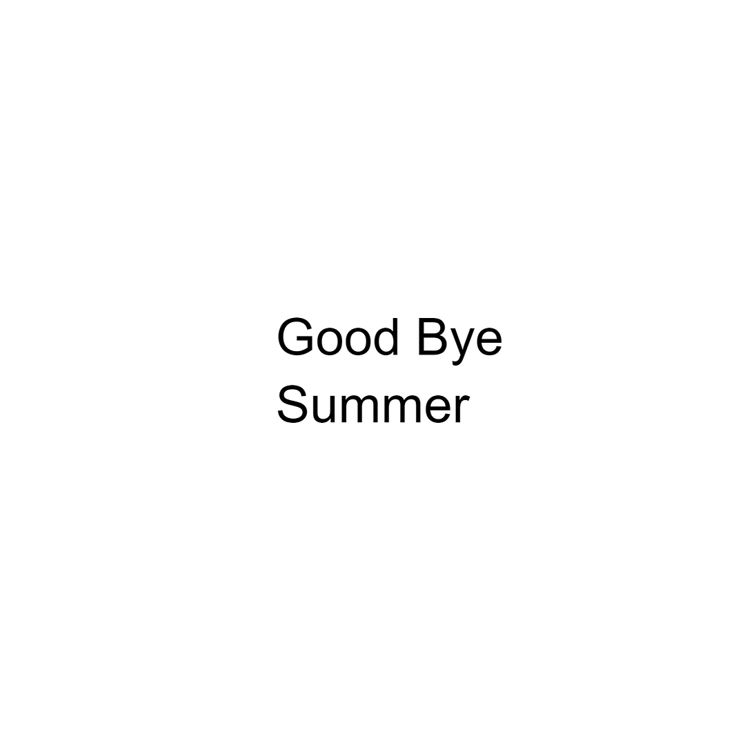 goodbye