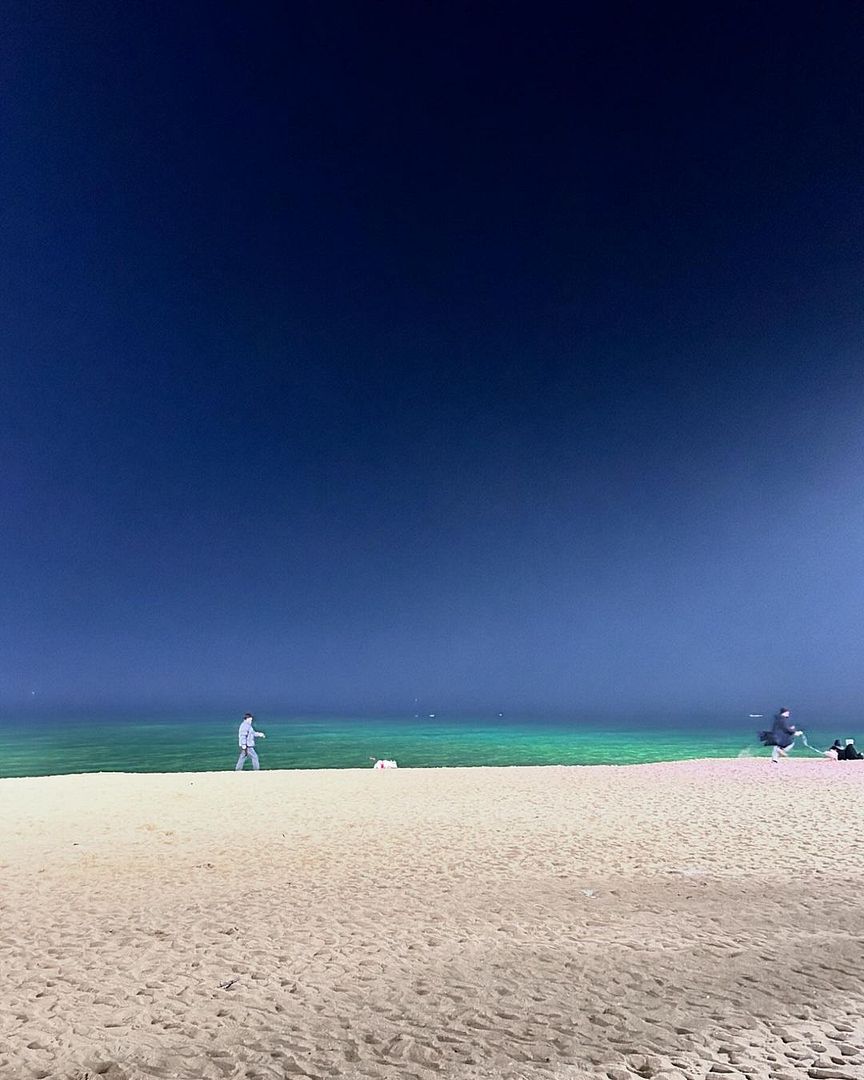 Beach at night