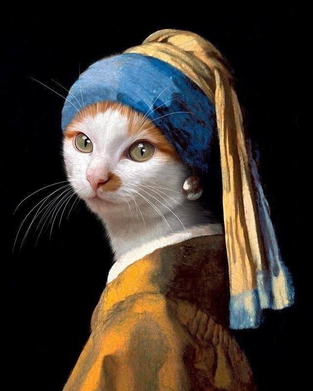 The Cat With A Pearl Earring