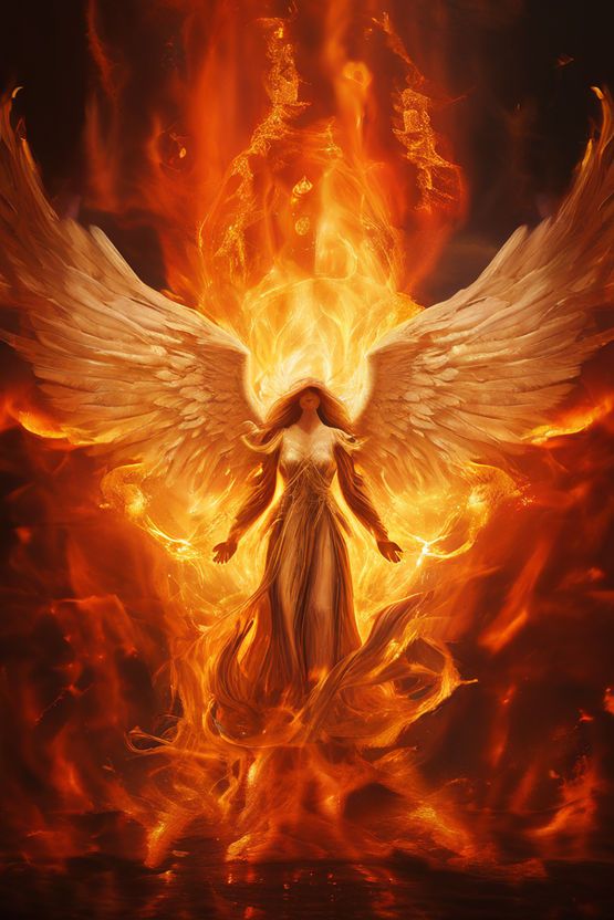 Seraphim, angel of fire