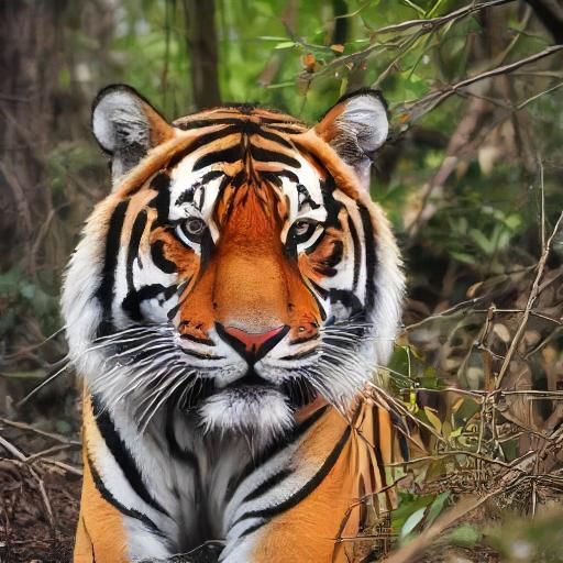 tiger in forest