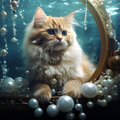 pearls-with-cat-in-the-sea