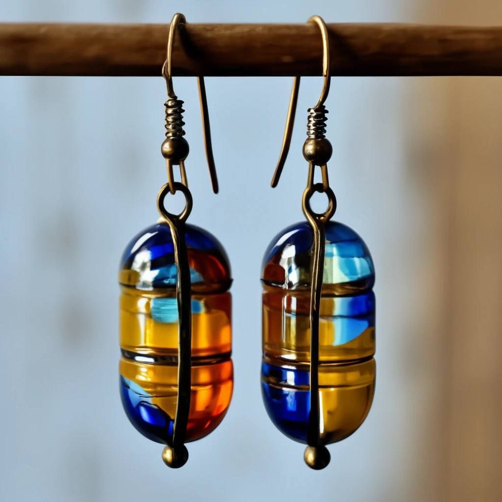 Pill Earrings