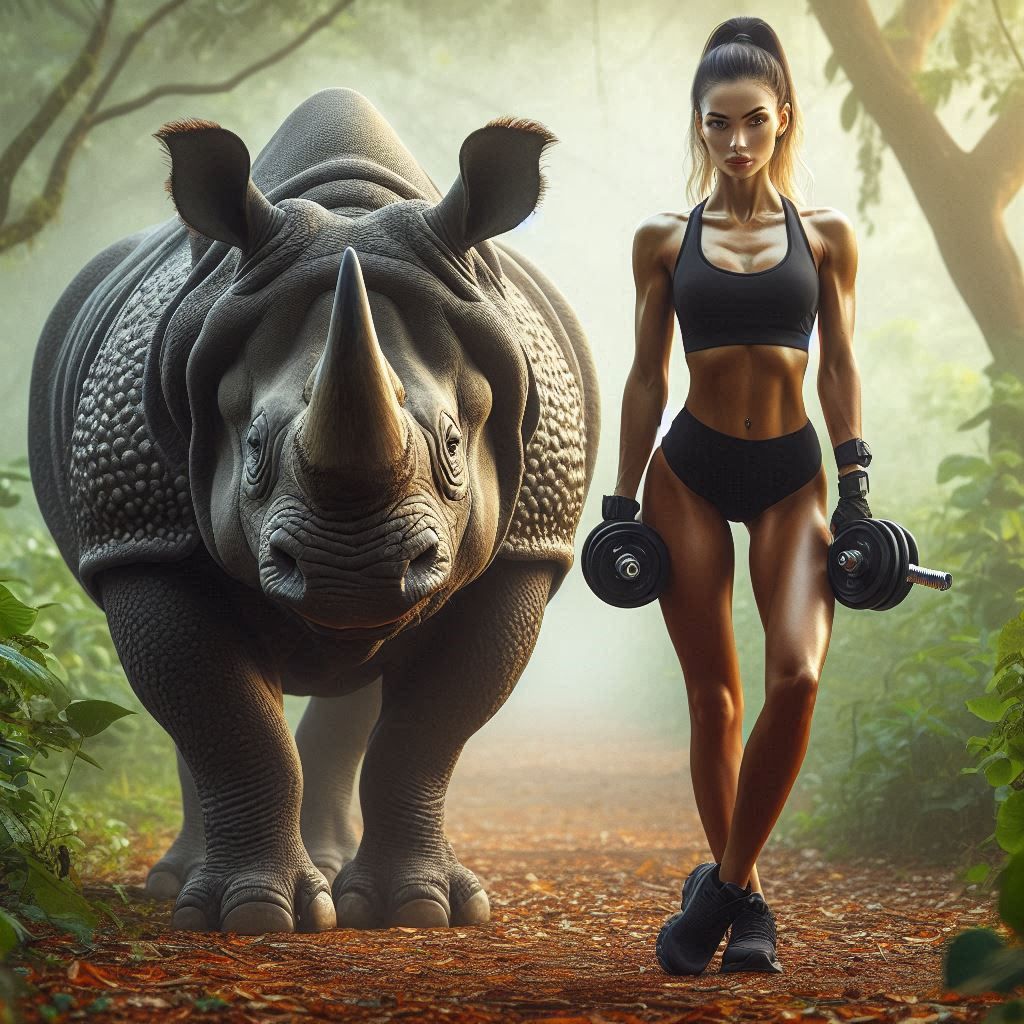 RHINO & FITNESS GIRL (43)