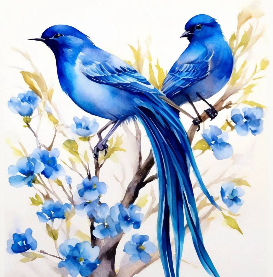 Blue birds