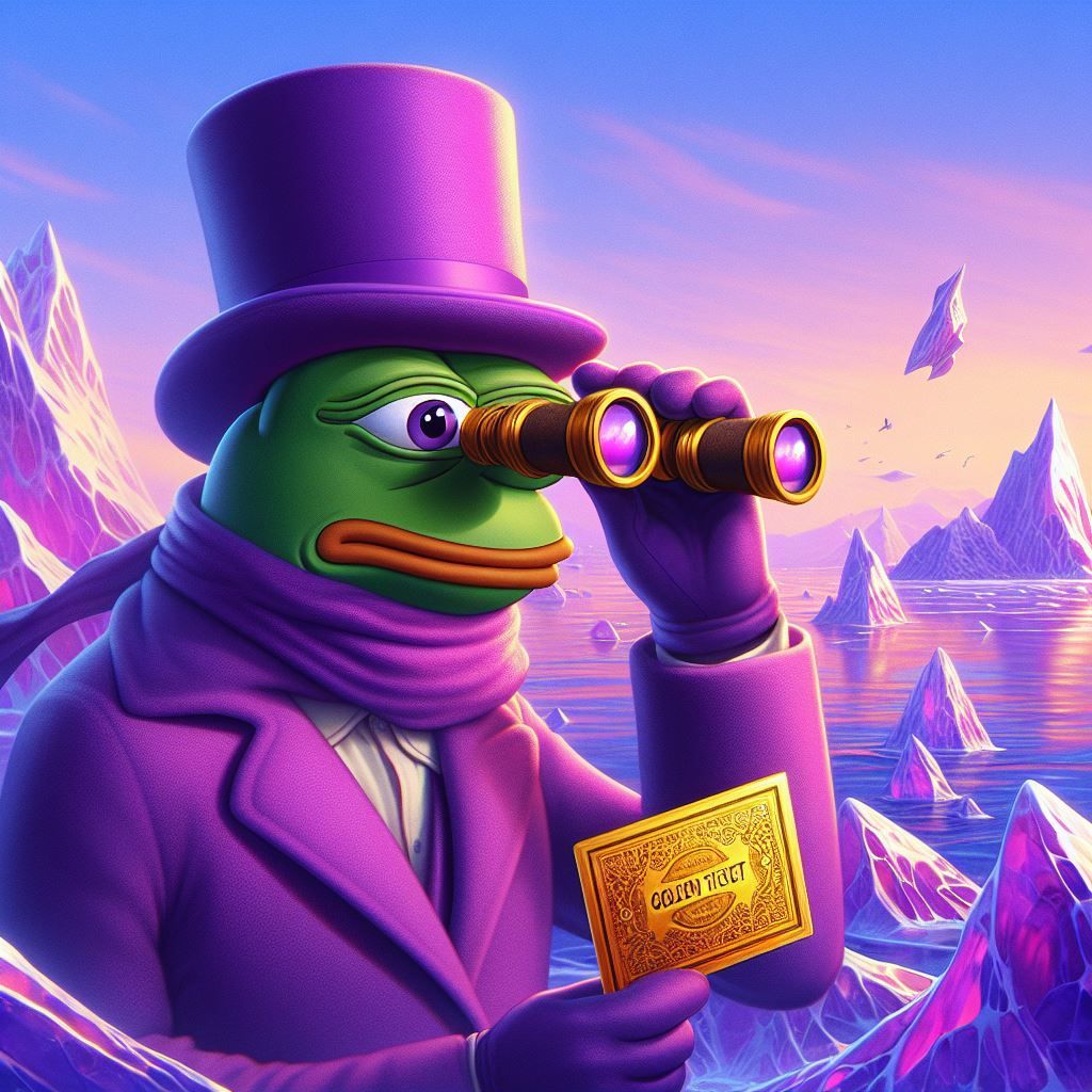 Icy Degen Pepe Saw Something  / farcaster