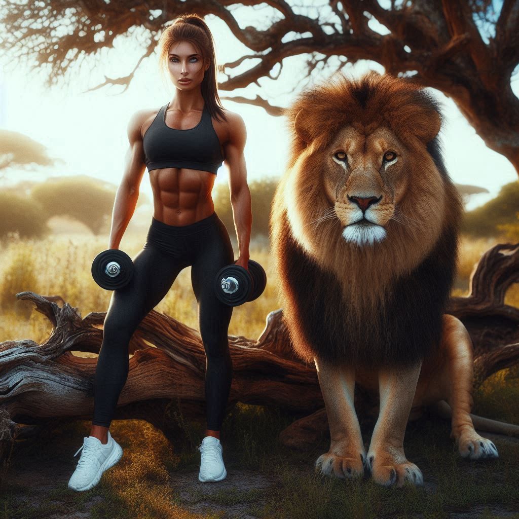 lion & sportman fitnness girl (31)