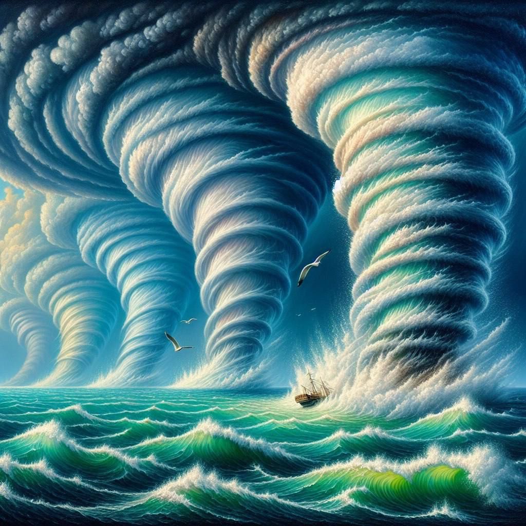 Sea tornado