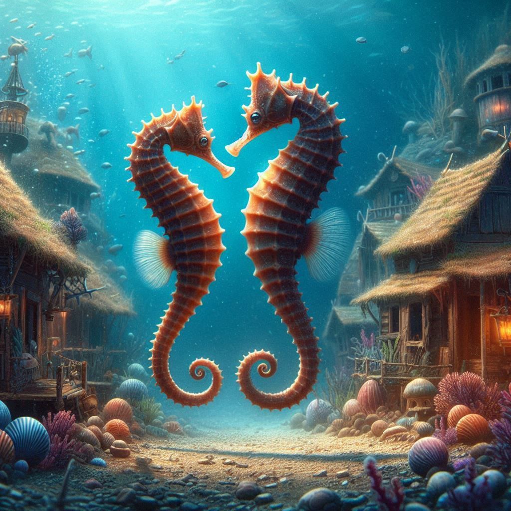 Seahorse Couple