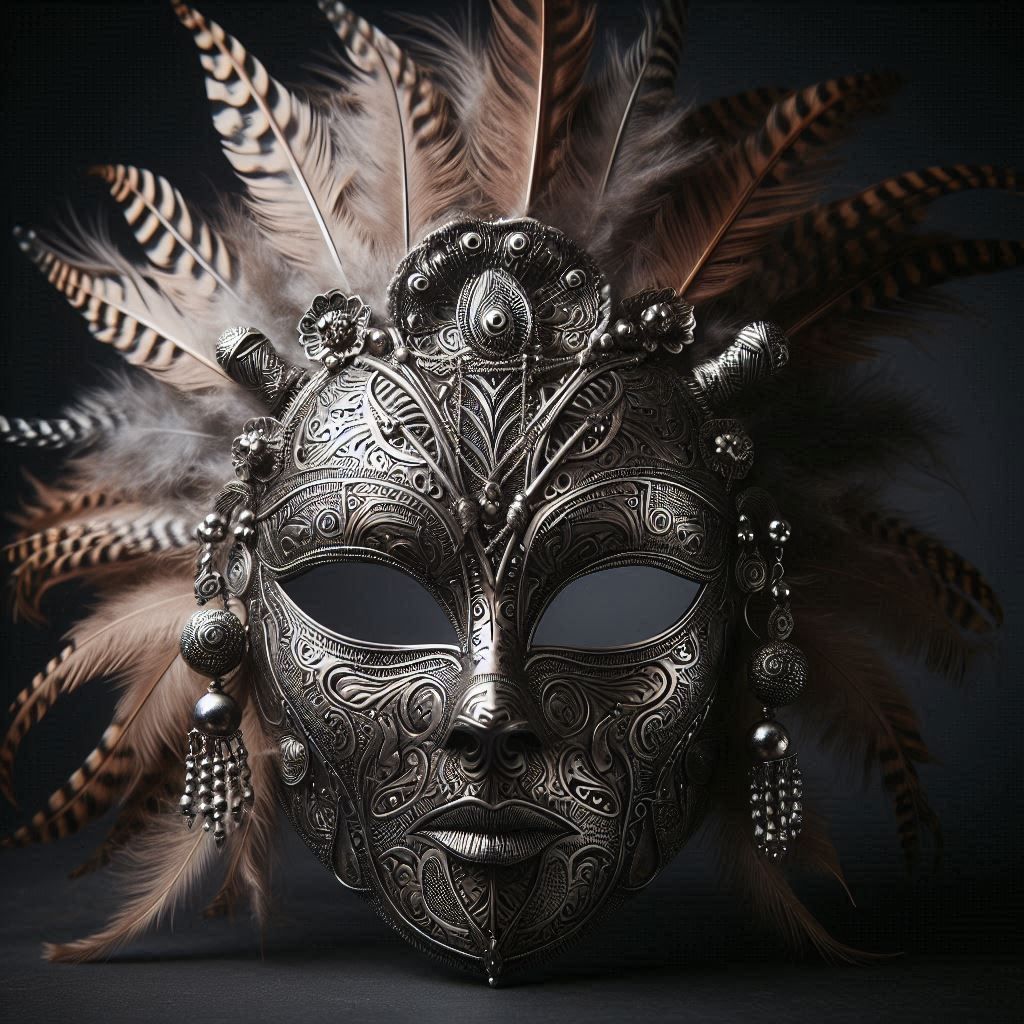 silver mask