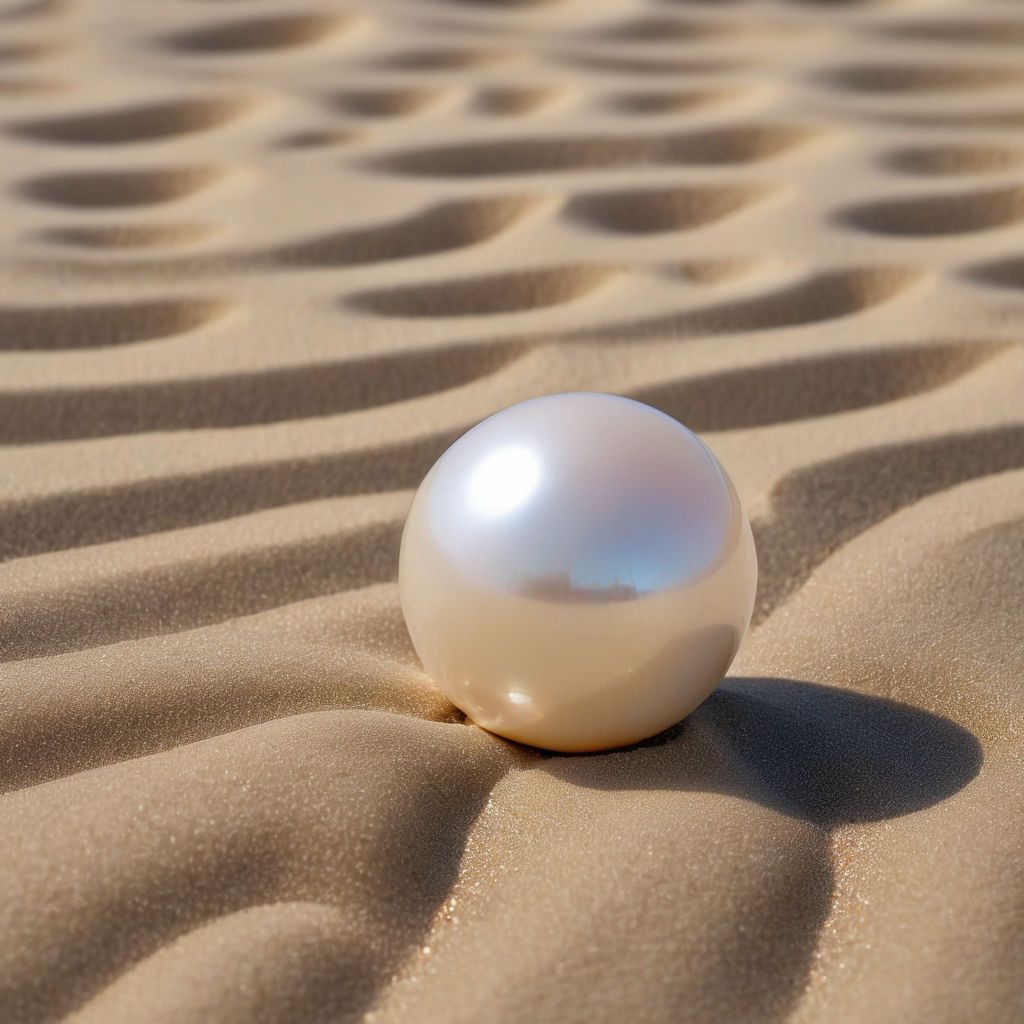 Pearl on the sand