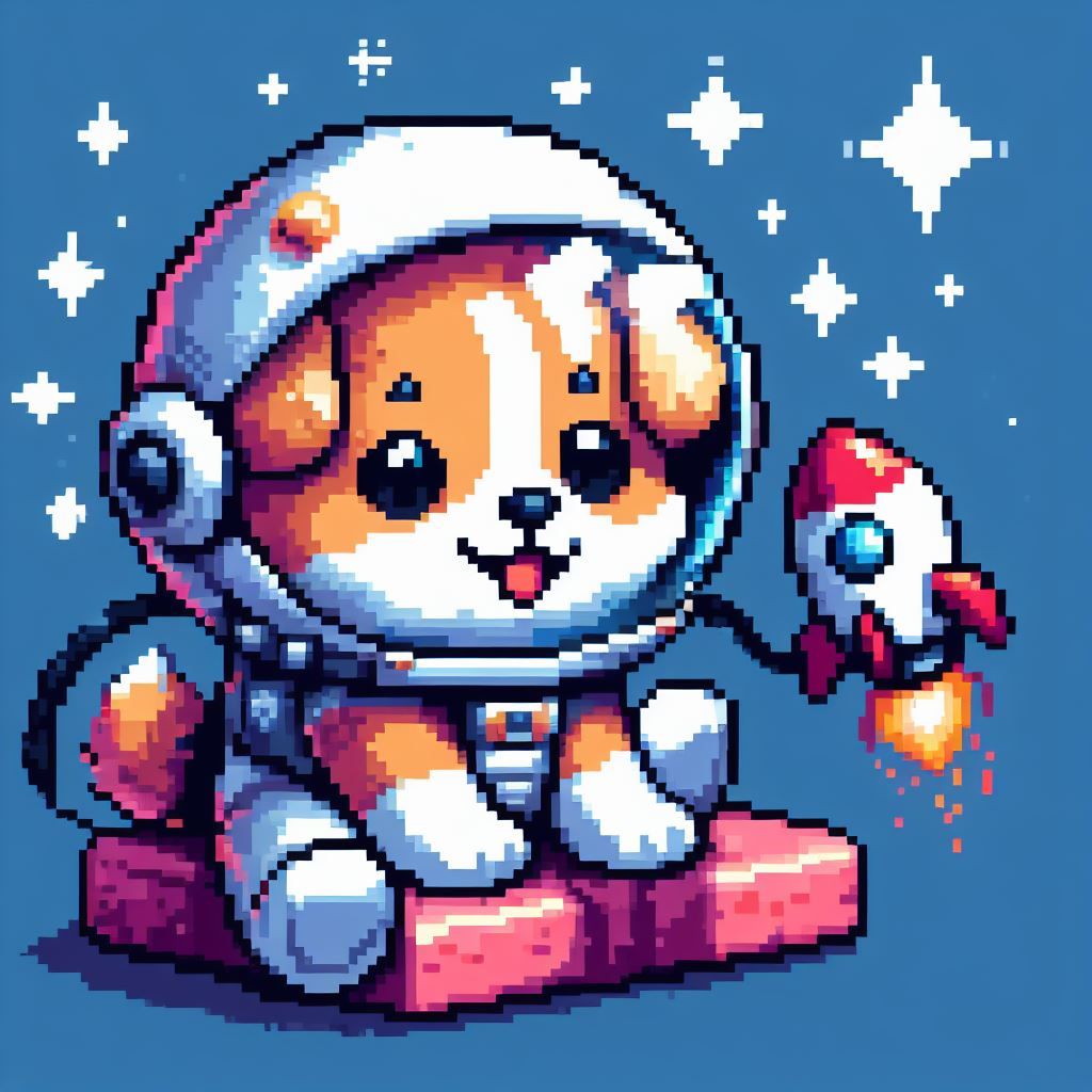 Astronaut Dog 03