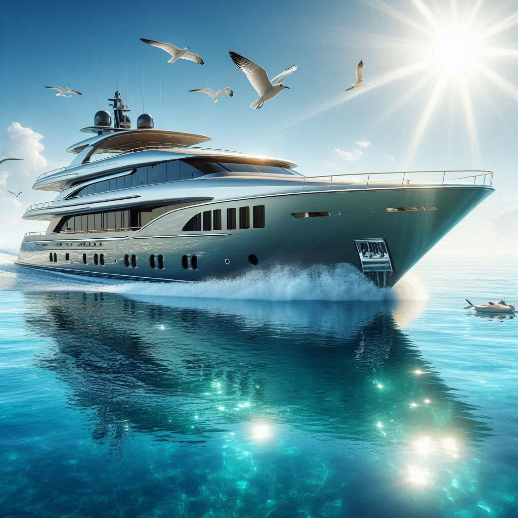 Yacht in the ocean2